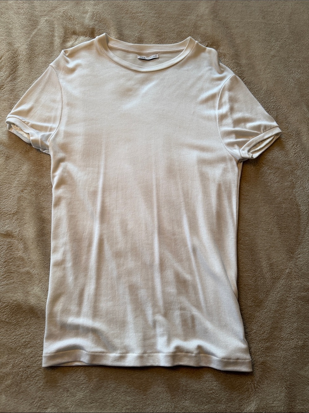 Zara Short Sleeve Tee in White